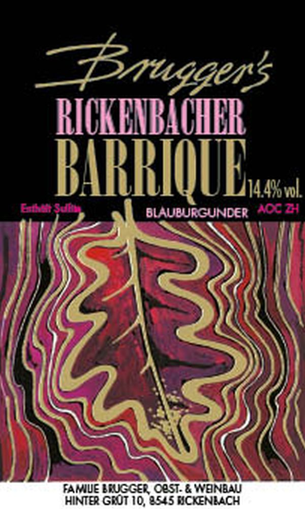 Monatswein - Rickenbacher Barrique - Einzelflasche à 7.5dl